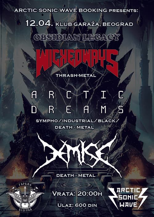 Obsidian Legacy Belgrade 12.04.2025